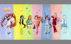 【中古】タオル・手ぬぐい(キャラクター) 集合(ルームウェア) 描き下ろしバスタオル 「ウマ娘 プリティーダービー」 C94グッズのサムネイル