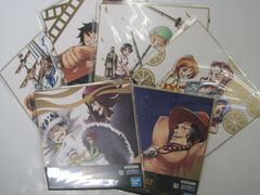 원피스 메모리얼 색지 6종 세트 Best of Omnibus 미니 색지 ONE PIECE