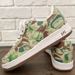 bapesta ベイプスタ エナメル 27cm ☆新品☆ BAPESTA エナメル スニーカー 27cm US9 purple camo a