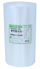 新品 日本製 酒井化学工業 手で切れる 緩衝材 400mm×10m 巻 ノンカッターパック 紙管なし エアキャップ