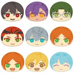 【中古】ぬいぐるみマスコット・ぬいぐるみバッジ 全9種セット 「あんさんぶるスターズ! おまんじゅうにぎにぎマスコット ちび2」