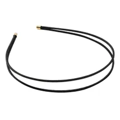 【ブラック×ワンサイズ】[Cream dot. クリームドット公式] ヘアアクセサリー レディース カチューシャ 大人 ヘアバンド 髪留め まとめ髪 2連 二重 ロープ風 スリム 細い 大人っぽい  