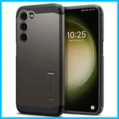 【早発送】S  S23 ケース 耐衝撃  S-51 | S19  スタンド付き 米軍ML規格取得 三層構造 スマホスタンド カメラ保護 傷防止 衝撃 吸収 充電 ワイヤレス充電 タフ・ーマー S05719 ガンメタル