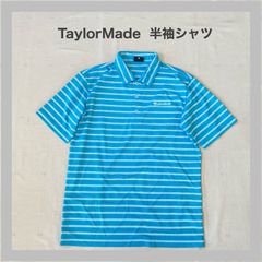 TaylorMade　テーラーメイド　ゴルフウェア　GOLF　ゴルフ　半袖シャツ　夏物　スポーツ　ハーフジップ　かっこいい　メンズ　M