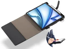 新品 HAMOT iPad Air11インチ(M2) / iPad Air5 Air4 / iPad Pro11 (2022 2021 2020 2018 モデル) 7モデル対応 肩掛け 首掛け シンプル ショルダー ケース Apple Pencil 収納可