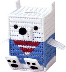 【大人気】ハマナカ こども手芸キット シロクマの貯金箱 Ｈ367-275