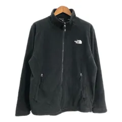 THE NORTH FACE ノースフェイス フリースジャケット アウトドア ブラック (メンズ L) 中古 古着 S5161