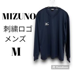 MIZUNO刺繍ロゴ入メンズTシャツ（Ｖネック）