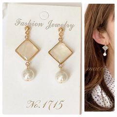 金具変更無料♡ ハンドメイドピアス　No.1715 maccoshop