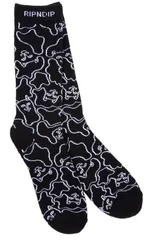 Ripndip Nerm Line Camo Socks Black 靴下 ソックス 送料無料のサムネイル