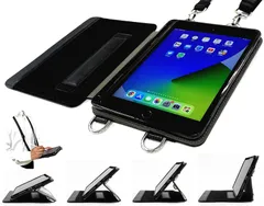 新品 by 業務用 学校 ビジネス 名刺入れ付 収納可 Pencil Apple ショルダー 首掛け 肩掛け 幡ヶ谷カバン ケース スタンド マルチアングル ２モデル対応 mini4 / mini5 iPad SLYDA