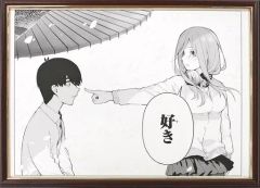 未使用】 五等分の花嫁展 春場ねぎ先生複製サイン入り複製原稿 複製