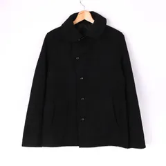セマンティックデザイン ピーコート ウール混 アウター 黒 メンズ Mサイズ ブラック semantic design 【中古】のサムネイル