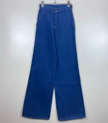 vintage 60s 1020-14 flare denim 26 mexico old ヴィンテージ フレアデニム メキシコ製 ベルボトム 60年代 インディゴ ブルーのサムネイル