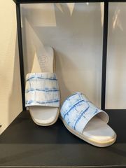 バジョルゴ　BajoLugo 　サンダル　ホワイトブルークロコ　25.5cm（BG-351）SAMPLE商品