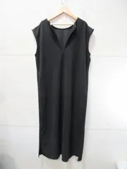 Ray cassin レイカズン ワンピース ノースリーブ マキシ丈 無地 ブラック Fサイズ
