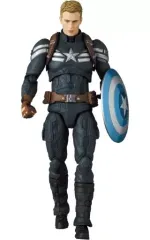 【中古】フィギュア MAFEX CAPTAIN AMERICA(Stealth Suit) 「キャプテン・アメリカ/ウィンター・ソルジャー」 アクションフィギュア No.202