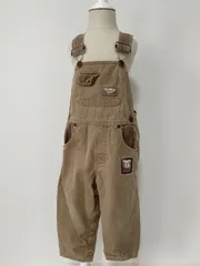 【Size 100】vintage オシュコシュ ブラウン オーバーオール oshkosh ヴィンテージ  コーデュロイ