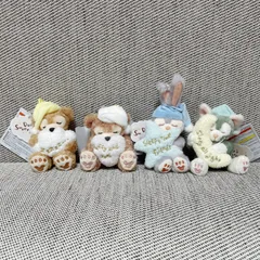ぬいぐるみバッジ4個セット