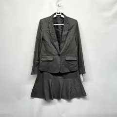 レディース ジャケット スカート グレー 15号 15AR 大きいサイズ フォーマル☆CTR-32☆