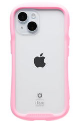 iFace Reflection iPhone 15 ケース クリア 強化ガラス 耐衝撃 (サクラピンク)【 透明 黄変防止 硬度9H アイフェイス アイフォン15 用 iphone15 用 カバー ストラップホール付き 】