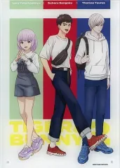 【中古】アクリルスタンド・アクリルパネル ラーラ・チャイコスカヤ＆仙石昴＆トーマス・トーラス A4アクリルアート B 「TIGER ＆ BUNNY 2 POP UP SHOP in マルイ」