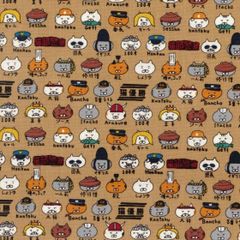 コットンこばやし　オックスプリント　綿100％　112cm巾x100cm　ハンドメイド　バック
