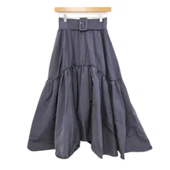 スナイデル フレアスカート ロングスカート ブランド ボトムス レディース グレー snidel 【中古】