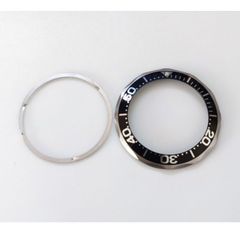 腕時計 修理交換用 社外部品 ベゼル スプリング ブラック 黒 082SU1464 互換 【対応】オメガ シーマスター300 OMEGA
