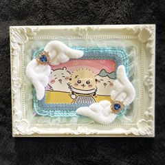 🩵 匿名配送 🩵 水色 寒色 ブルー 🩵 B7サイズ 硬質カードケース 天使の羽シリーズ
