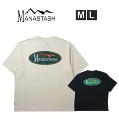 マナスタッシュ tシャツ m l 黒 ブラック 白 ホワイト MANASTASH マウンテン ヘンプ オリジナル ロゴ Tee 4134002 メンズ 夏 春夏 半袖Tシャツ メンズ 新品 未使用 父の日 プレゼント