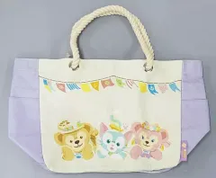 【中古】雑貨 ダッフィー＆シェリーメイ＆ジェラトーニ トートバッグ 「ディズニー・イースター2015」 東京ディズニーシー限定