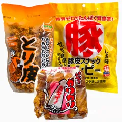 ㊗️大人気商品-183㊗️沖縄・とり皮８袋セット・沖縄珍味・おつまみ・おやつ