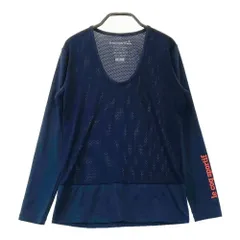サイズ：M LE COQ GOLF ルコックゴルフ  長袖インナーTシャツ  ネイビー系 [240101422111] ゴルフウェア レディース ストスト