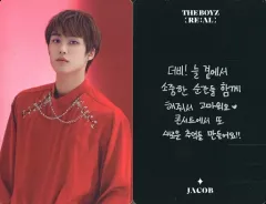 【中古】コレクションカード(男性) THE BOYZ/JACOB(ジェイコブ)/「2020 THE BOYZ CONCERT [RE：AL] IN SEOUL」チケットカード＆フォトカードセット フォトカード