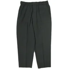UNIQLO U ユニクロユー ワイドフィットテーパードパンツ 321-425783 L BLACK Christophe Lemaire クリストフルメール イージー ボトムス g22707