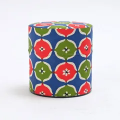 茶筒 日本製 はいからさん（S） 花文様 保存容器 ぽッ・かん ぽっかん ポッカン おしゃれ かわいい レトロ モダン 茶葉保存 保存缶 茶葉入れ コーヒー豆保存 和雑貨 ブリキ