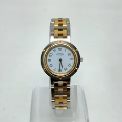 エルメスクリッパーCL4.220,レディース 稼働中❗️コンビ　中古品美品❣️ 緑屋質屋】エルメス クリッパー PMサイズ CL4.220 レディース