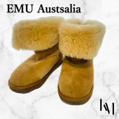 EMU Australia エミュー ムートンブーツ 冬物 ショートブーツ ブランド シューズ 靴 レディース 23cmサイズ ブラウンのサムネイル