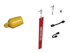 【新品】プラモデル 1/32 RBF ストリーマー 安全ピン ディティールアップパーツ [321]