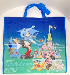 東京ディズニーリゾート ショッピングバッグ ディズニーキャラクターズ/Where dreams come true Lサイズ