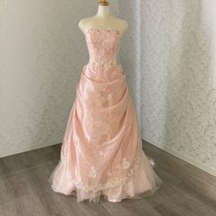 カラードレス ピンク　フォトウエディング　二次会ドレス　演奏会ドレス