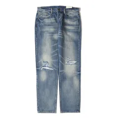 新品 MNML ミニマル パンツ サイズ:32 膝クラッシュ ヴィンテージ加工 デニムパンツ インディゴ ボトムス ジーンズ ジーパン【メンズ】