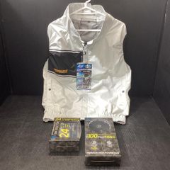 【未使用品】空調風神服 空調服 ベスト 3Lサイズ・ファン・バッテリーセット [203]