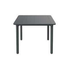 ガーデンテーブル 【訳あり品】90×90サイズ ダイニングテーブル 屋外家具 ダークグレー 机 リソル ノア