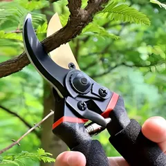 【農家のおすすめ】農家が使っている 剪定ばさみ 紀州からの贈り物 枝切バサミ 剪定鋏 高炭素鋼 アルミ合金 いい切れ味 握りやすい 錆びにくい ロック収納 ガーデニング プロ 庭木剪定用 枝切り 盆栽 観葉植物 