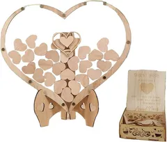 Hyack 結婚証明書 ゲスト 参加型 ウェディングドロップス 結婚式 ウェルカムスペース ハート型