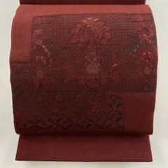 3535❫ ▧ 袋帯 （正絹）▧ 明綴・汕頭刺繍