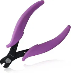 SPEEDWOX メモリーワイヤーカッター メモリーワイヤー専用ニッパー ハードワイヤー カット ミニ 硬いワイヤー専用ニッパー 138mm ジュエリー用プライヤー(パープル,  138mm)