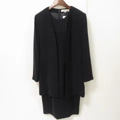 #anc リファンネ RIFANNE II 東京ソワール ワンピーススーツ セットアップ 13AR 濃紺 フォーマル 大きいサイズ レディース [945176]